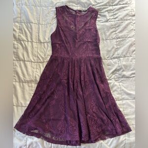 Express Purple Lace dress xs